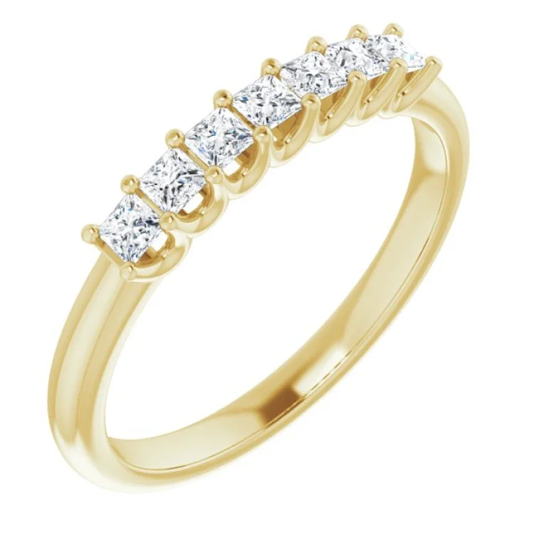 14K Yellow 1/3 CTW Natural Diamond Anniversary Band