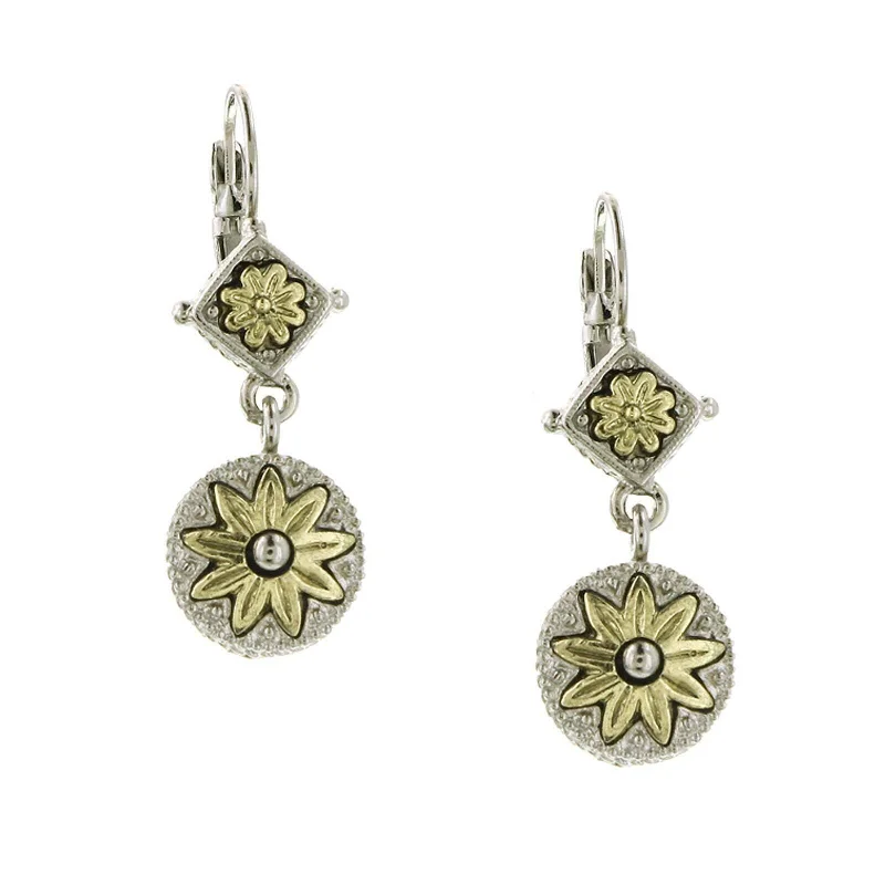 2028 Jewelry Brass Drop Earrings