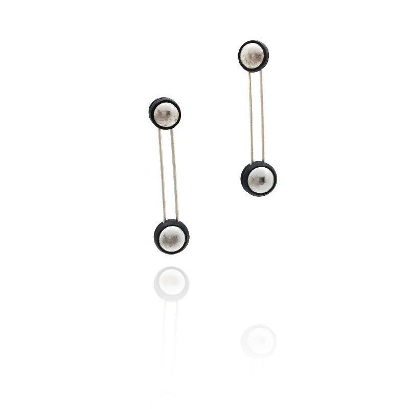 Bubble Barbell Earrings