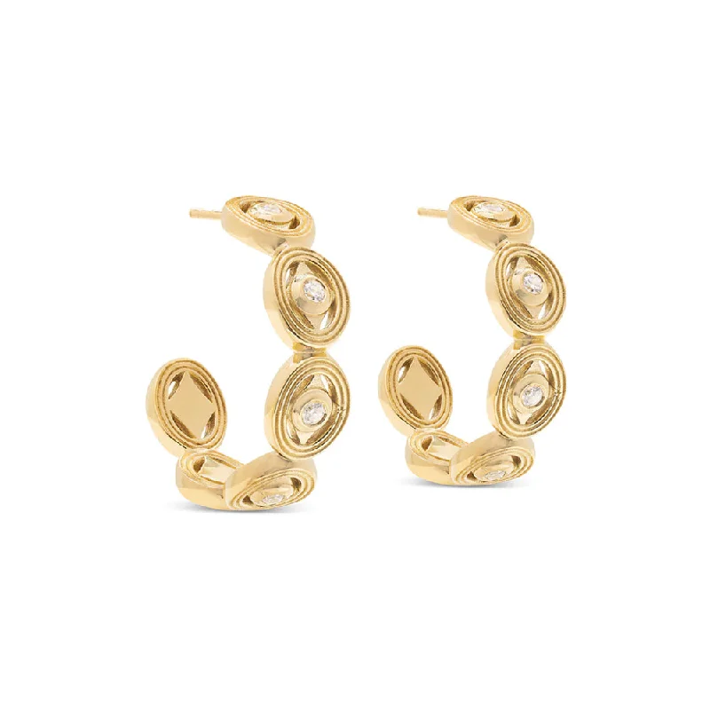 Capucine de Wulf Monique Hoop Earrings