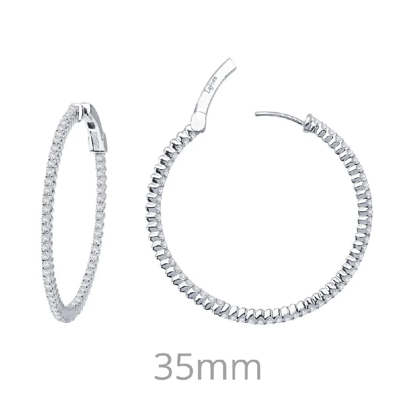 Diamond Hoop Earrings | Lafonn