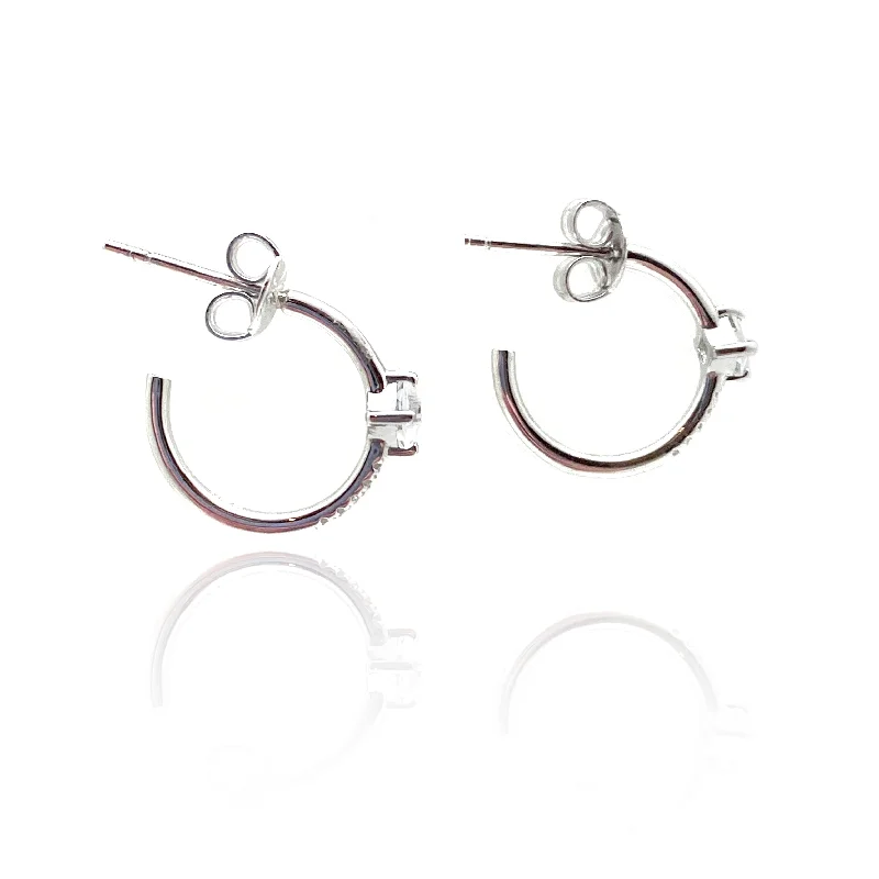 Eternity Hoop Earrings