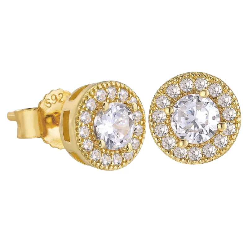 Giovani Stud Diamond Unisex Earrings