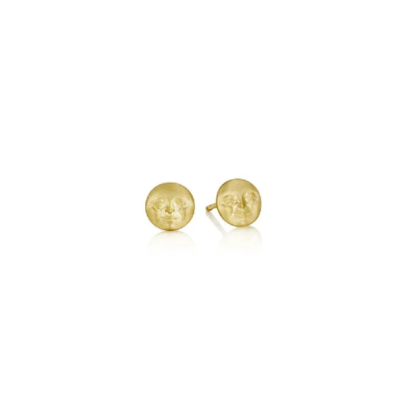 Invisible Moonface Studs