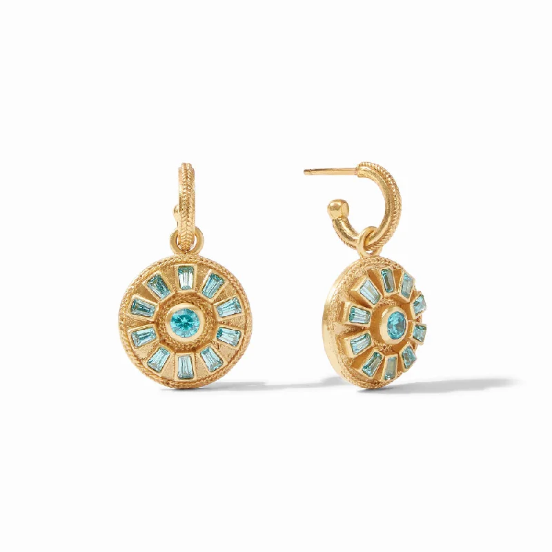 Julie Vos Aurora Hoop & Charm Earring