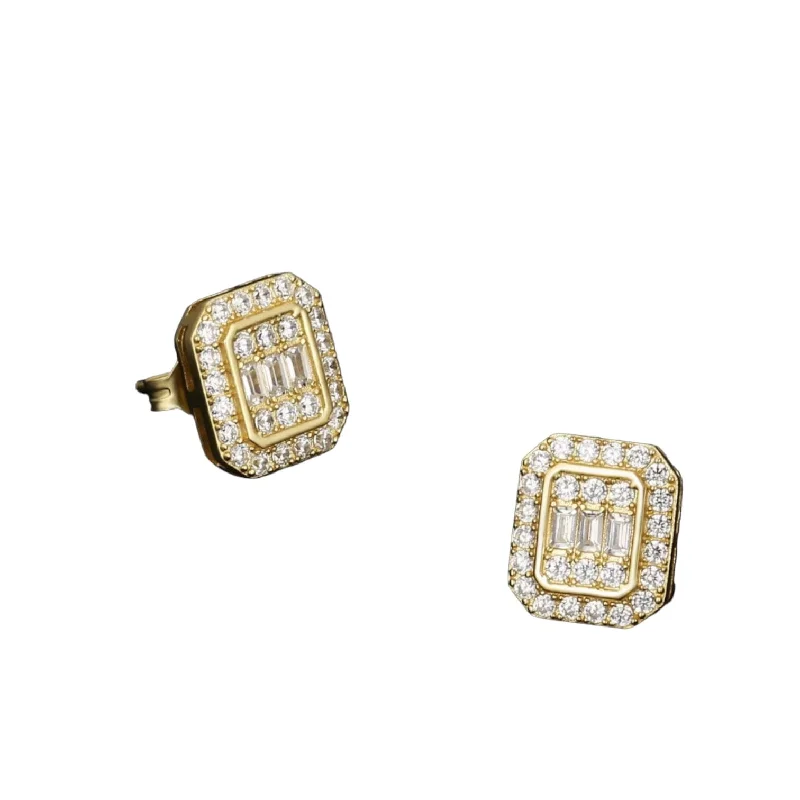 Mauricio Stud Diamond Unisex Earrings