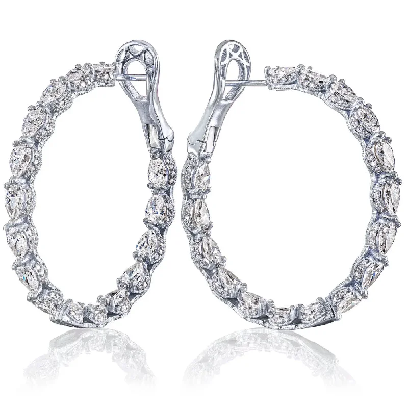 Tacori Diamond Hoop Earrings