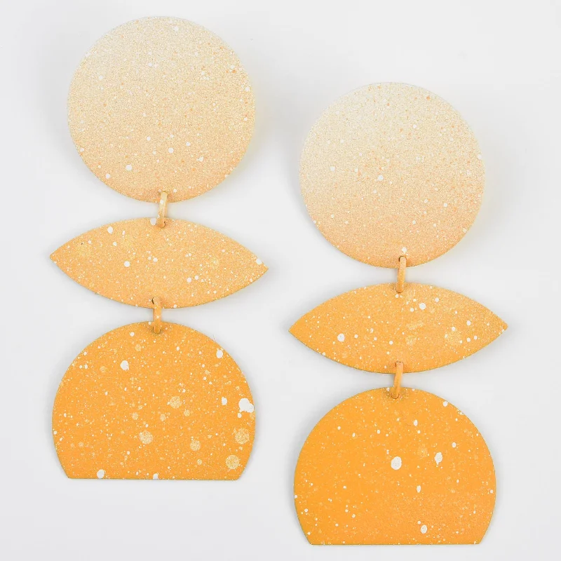 Yellow Oberoi Earrings