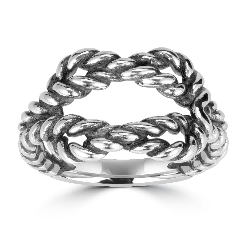 Sterling Silver Lasso Love Knot Ring, Sizes 5, 6 and 8