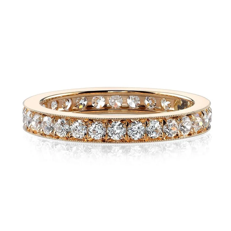 Single Stone 18K Rose Gold Small Carmela Band