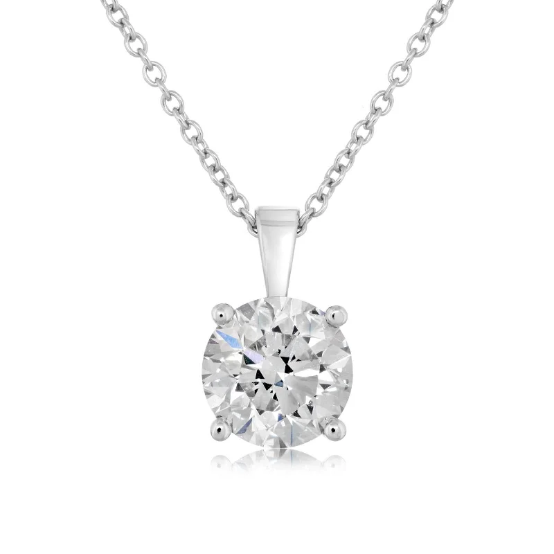 1.50 Carat Diamond Solitaire Pendant