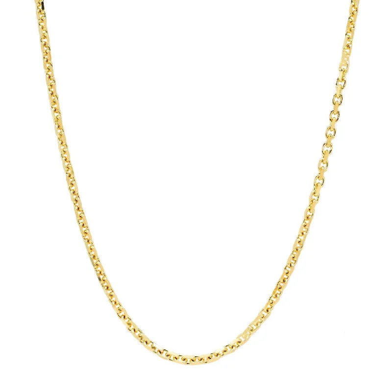 Anchoro Chain in 14kt Yellow Gold (22 inches and 3.2mm wide)