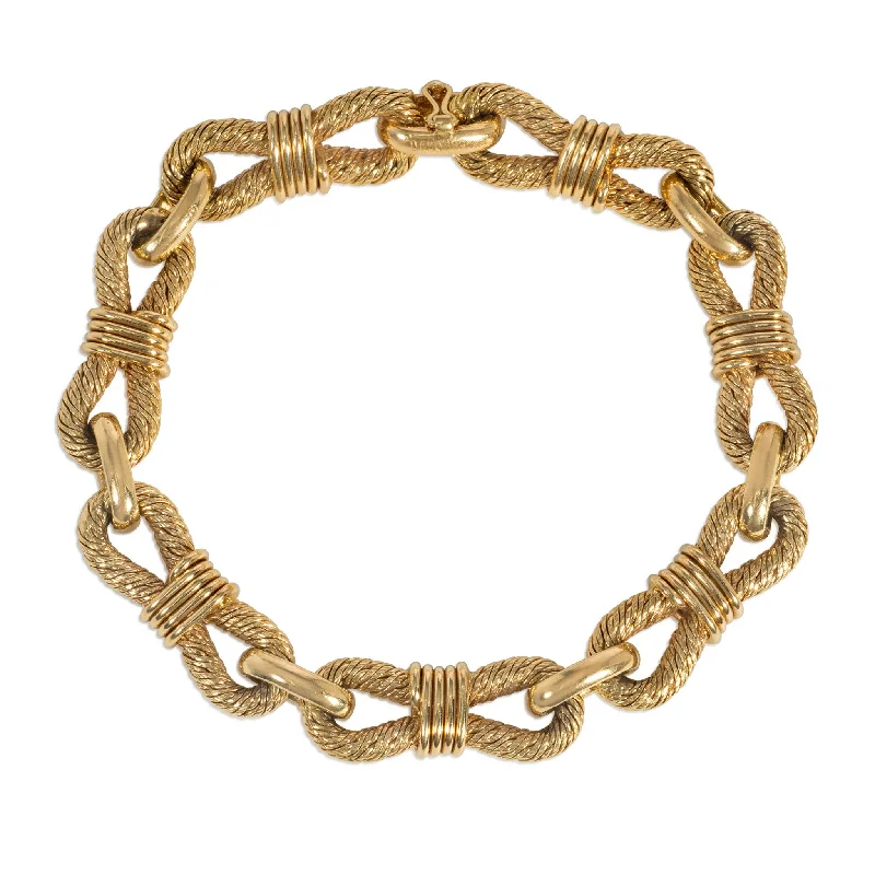 Boucheron Paris 1960s 18KT Yellow Gold Bracelet