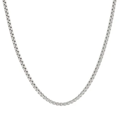 Box Chain in Sterling Silver (30inches and 1.5mm)