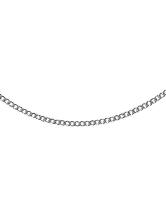 Cuban Chain Necklace - Sterling Silver