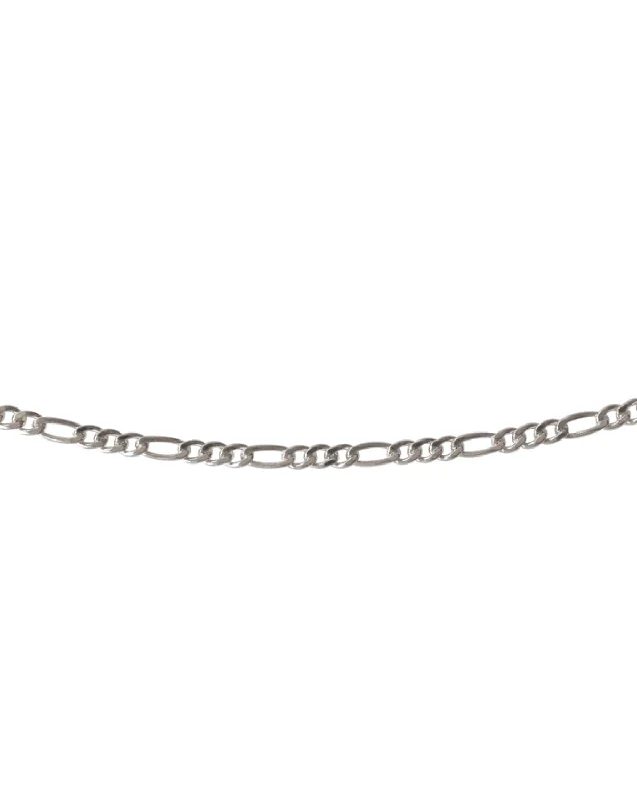 Figaro Chain Necklace - Sterling Sliver