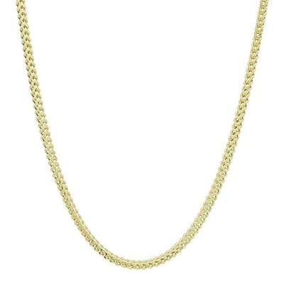 Franco Chain in 14kt Yellow Gold (20 inches and 2.5mm)