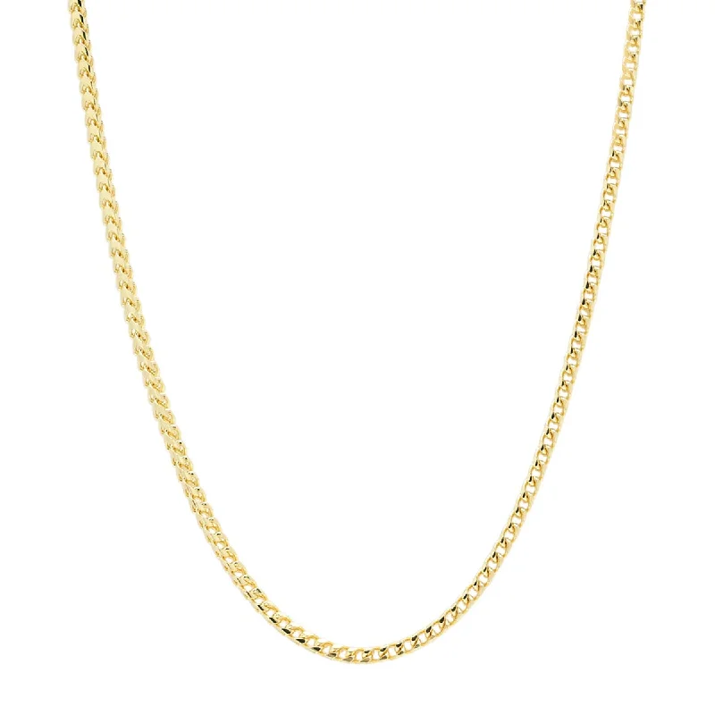 Franco Chain in 14kt Yellow Gold (22 inches and 3mm wide)