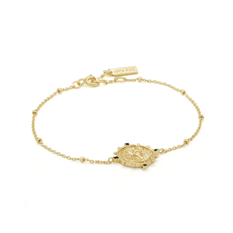 Gold Victory Goddess Bracelet