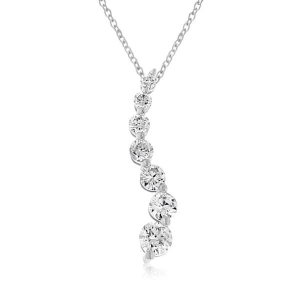 Graduated Journey Diamond Necklace