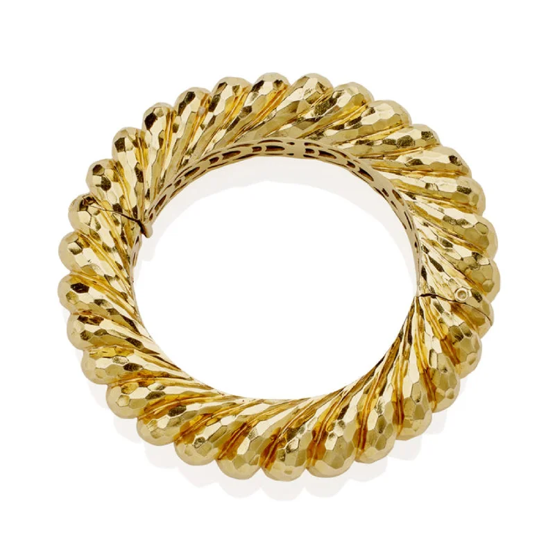 Henry Dunay 1970s 18KT Yellow Gold Bracelet