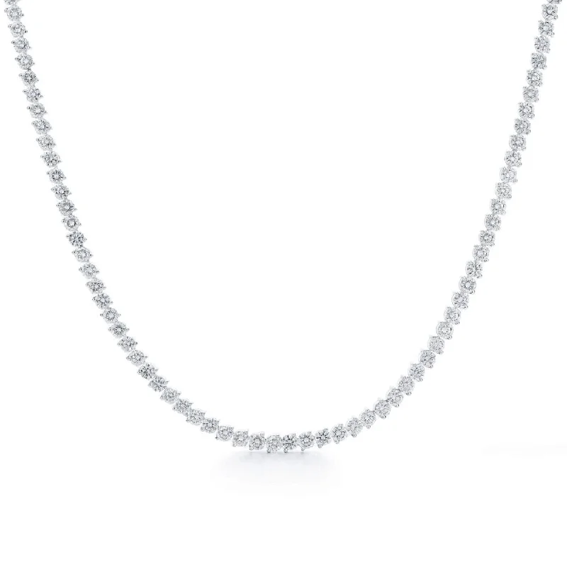 KWIAT Two-Prong 9 Carat Diamond Line Necklace