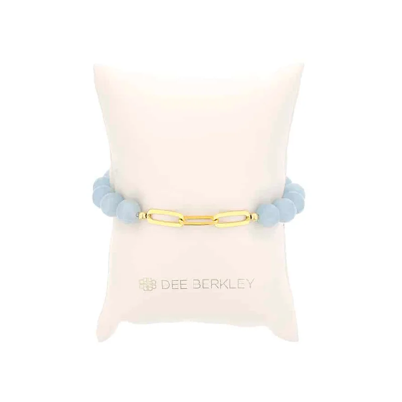 Linked Together Aquamarine Bracelet