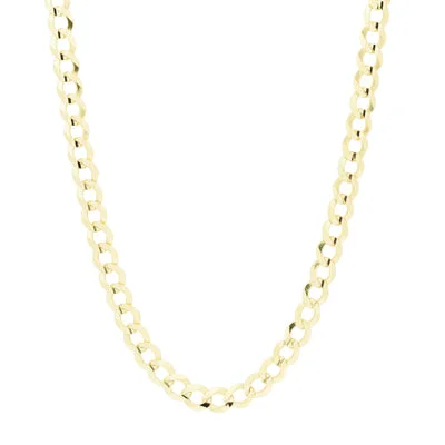 Lite Curb Chain in 10kt Yellow Gold (22 inches)