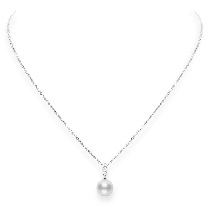 MIKIMOTO Pearl & Diamond Necklace