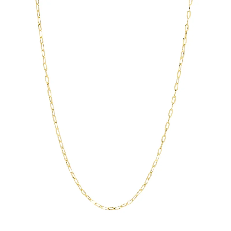 Paperclip Chain in 14kt Yellow Gold