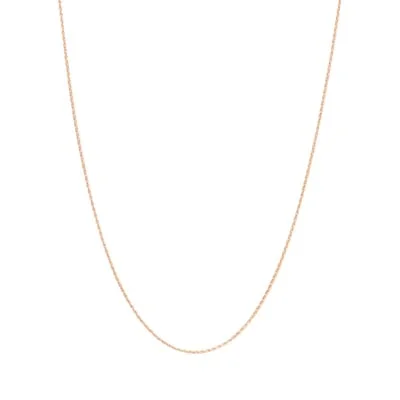 Parisian Wheat Chain in 14kt Rose Gold (18 inches and 0.9mm wide)