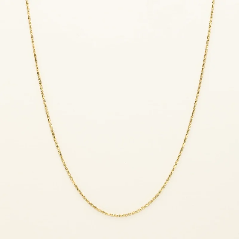 Parisian Wheat Chain in 14kt Yellow Gold (20 inches and 1.4mm wide)