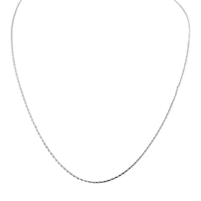 Parisian Wheat Chain in Sterling Silver (18 inches and 1.2mm wide)