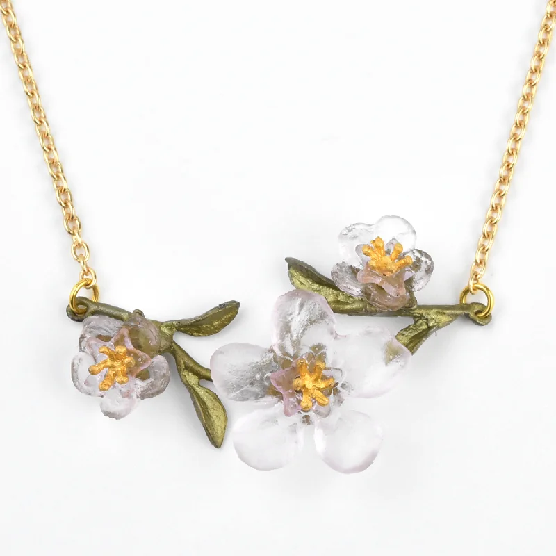 Peach Blossom Bar Necklace