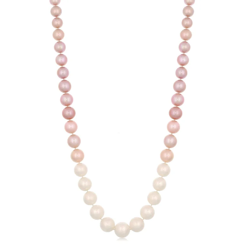 Pink South Sea & Freshwater Ombre Pearl Strand