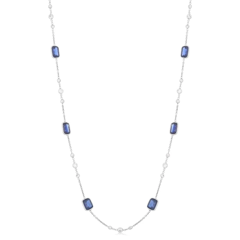 PIRANESI Sapphire & Diamond Necklace