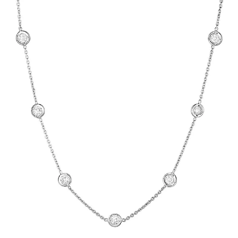 ROBERTO COIN Diamond By the Inch 13 Station Necklace