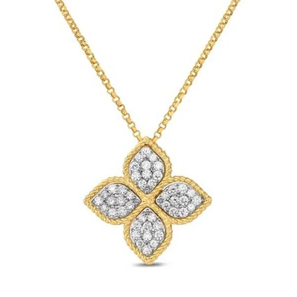 ROBERTO COIN Princess Large Diamond Pendant Necklace