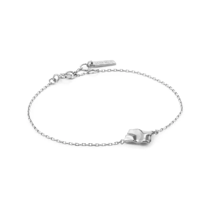 Silver Crush Square Bracelet