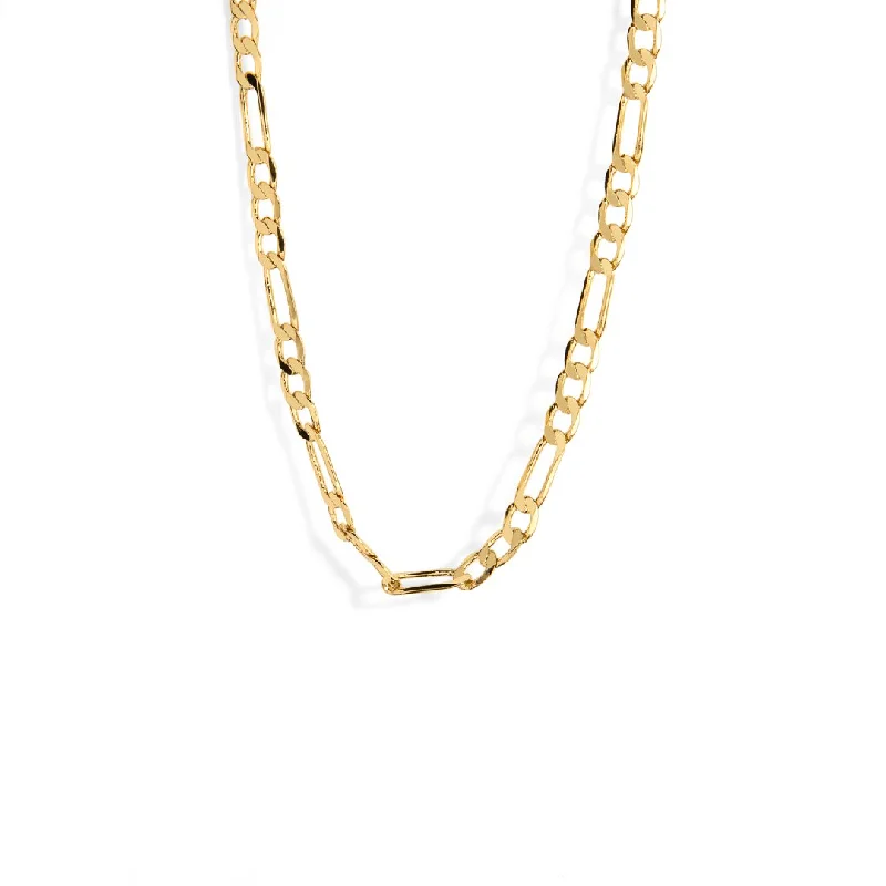 SLEEK FIGARO CHAIN NECKLACE